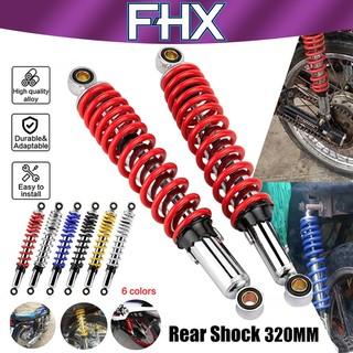 2PCS Motorcycle Rear Shock Absorber 300mm/310mm Suitable For XRM WAVE DASH DEMAK 110 XRM125