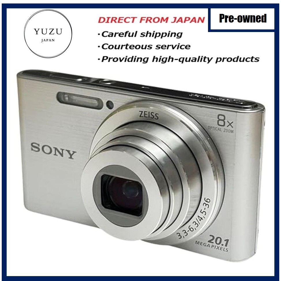 Pre-owned Product Sony Cyber-shot DSC-W830: Ultra-Compact 20.1MP Digital Camera with 8x Optical ZEIS