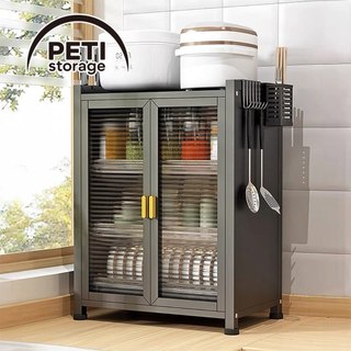 Peti 2/3-Tier Dish Rack Dish Drainer Dish Cabinet Kitchen Countertop Plate Organizer Storage Shelf