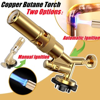 Heat Flame Gun Blue Torch Copper Welding Nozzle Bronze Brazing Blow Torch Butane Gas Plumbing