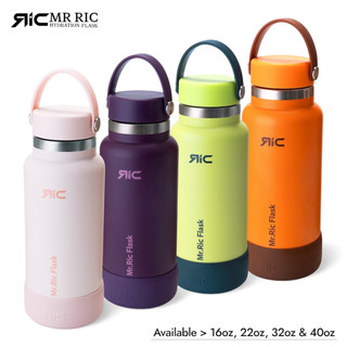 Mr Ric 2026 Hydration Flask Flexible Double Layer Lid 40oz Stainless Vacuum Flask Insulation Tumbler
