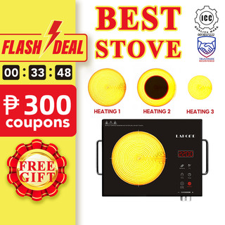 LAHOME Electric Ceramic Stove Infrared Induction Cooker Burner Inverter Cooktop Super Energy Saving