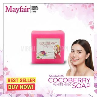 Cocoberry Essence Soap Trial Pack Soap 54g whiten smooth anti aging skin by Mayfair w/ FDA