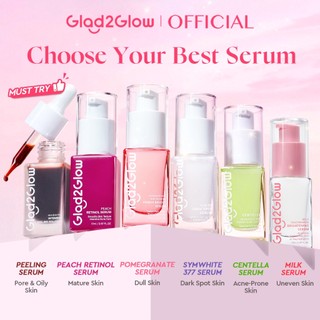 [TOP Serum]Glad2Glow Serum Centella Acne Care Brightening Skin Aha Bha Pha Peeling 377 Retinol Serum