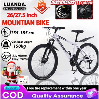 LUANDA Mountain Bike 26/27.5-inch Fixie bike Alloy Frame Adults Students 21 Speeds  UnisexCycling
