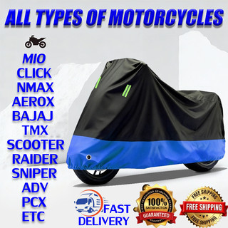 Waterproof Motorcycle Cover Universal All Weather Dust UV Protection 3-Layer Scooter Bike Cover