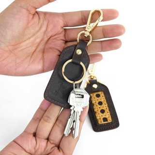 Kurbang Lokal Full Leather x Solihiya Keychain with Key Ring