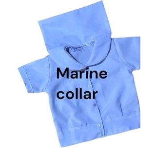 MARINE COLLAR BLOUSE SCHOOL UNIFORM FOR GIRLS DAYCARE TO HIGH SCHOOL