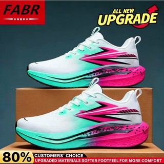 FABR Unisex Running Sneaker Mesh ETPU Carbon Plate Outsole Lightweight Breathable Daily Sports Shoes