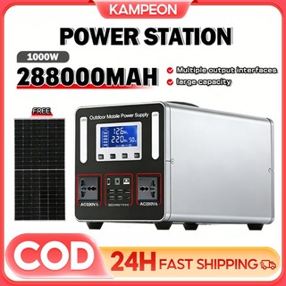 Power Station 1000W/220V 288000mAh  Outdoor Solar Generator Multi-Function Big Capacity