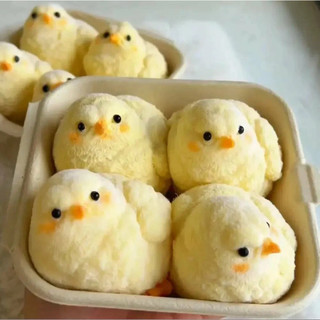 Gift Handmade Taba Squishy Big Yellow Chick Toy TPR Chicks Stress Relief Squeezing Toy