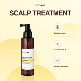 MEDIALL SCALP STRENGTHENING ESSENCE Anti-Hair Loss Tonic mist Cooling Seasalt anti-dandruff 120 ML
