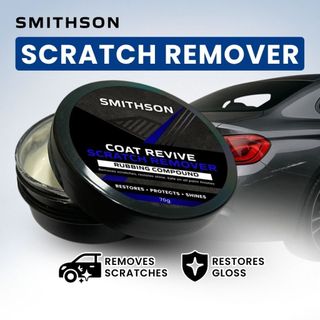 Smithson Scratch Remover 70g – Restore Gloss, Remove Light Scratches & Marks for Car and Motor Care