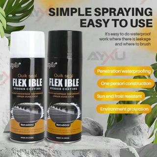 Quick Seal Flexible Rubber Coating  Waterproof Spray Sealant Flexible Rubber Coating 450ML