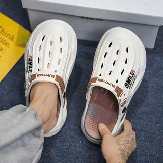 【E&S】Summer Fashion Two wear Style Rubber Men Slipper A10# (+1SIZE IF WIDEFEET)