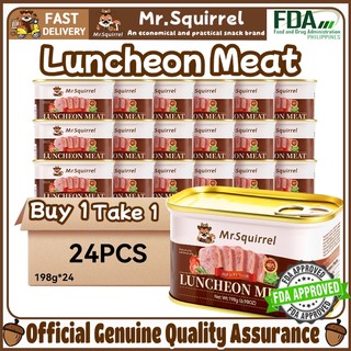 Mr Squirrel 24PCS 340g Luncheon Meat 1 BOX Original Chicken & Pork Luncheon Meat