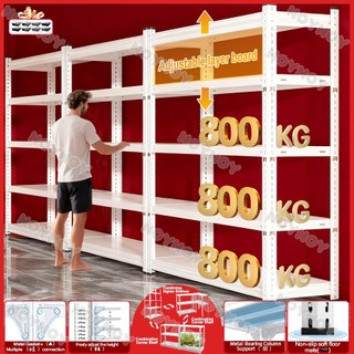 200*200 Steel Rack Adjustable Metal Rack Heavy Duty 6 Layers Steel Shelf Rack Stainless Rack