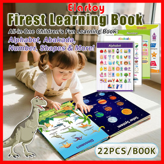 First Learning Book for  Early childhood education 20 in 1 learning book Alphabet, Abakada, Number