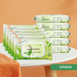 20PCS NEW DREAMERS BABY WIPES CONVENIENT AND AFFORDABLE WIPES.