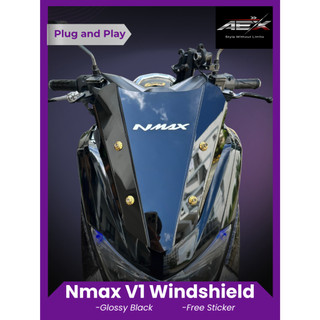 Nmax V1 Windshield Plug & Play - Clean Premium Look