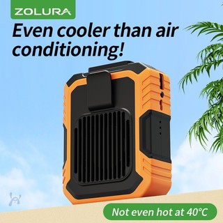 Portable wearable Waist Fan with 3 Speed Adjust and 4000mAh Power Bank Rechargeable Electeic Fan