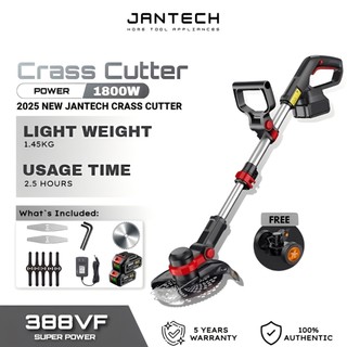 ✨2026 MKT✨ Cordless Electric Grass Cutter 388Vf Powerful Rechargeable Lithium Battery Grass Trimmer