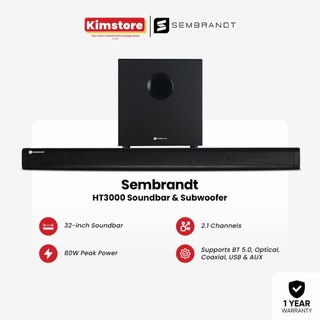 Sembrandt HT-3000 Soundbar with Subwoofer