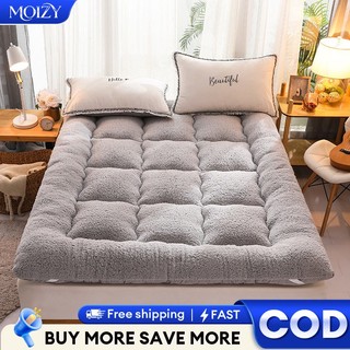【COD】 Foldable Matress Thicken 10cm Tatami Topper Mattress Single/Queen/King Tatami velvet Bed