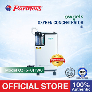 Owgels Heavy Duty Oxygen Concentrator 5L with 1 YEAR WARRANTY Model: OZ-5-01TWO