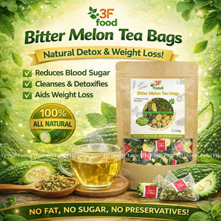 Natural Bitter Melon Tea Bags for Blood Sugar Support and Diabetes Care with Multiple Bundle Options