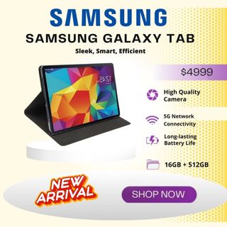𝙎𝘼𝙈𝙎𝙐𝙉𝙂 Galaxy Tab 10.1 16+512GB 4G Android 8.1 Mediatek MT6735 DUAL SIM WITH KEYBOARD