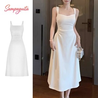 Off Shoulder Halter Sexy Dress Beach Outfit For Women Sleeveless White Dress For Woman Casual Formal