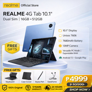 Realme Tablet 11' | RAM 16GB ROM 512GB | Android 12 | Dual SIM 4G LTE WiFi 2.4/4G | 15000mAh