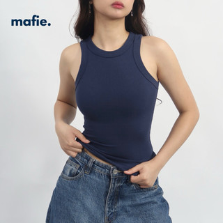 Mafie. Kiara | Racerback Tank Top in Soft Cotton Rib Fabric