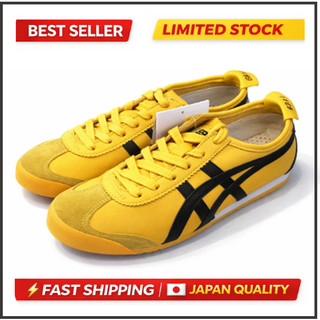 Onitsuka Style Mexico 66 Casual Sneakers Unisex Classic Low Cut Shoes Yellow/Black