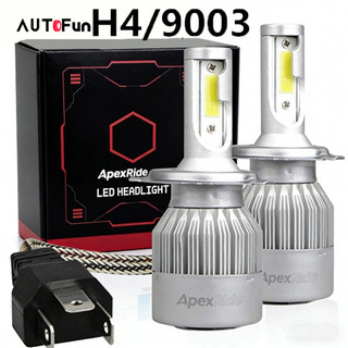 AUTOFun 2PCS Car Headlight C6 H4 H7 H11 7600LM 36W LED Car Headlight Hi / Lo Beam car Light Bulbs