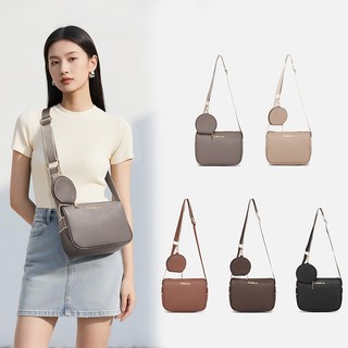 Mumu 8016 Women 2in1 Cute Shoulder Sling Bag With Wallet Pu Leather Bags For Woman Students