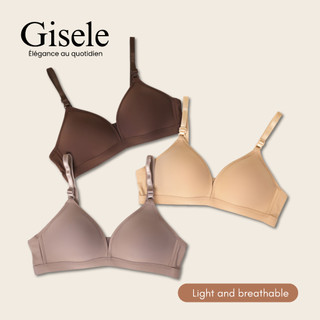 Gisele Wireless Nylon Bra for Women Breathable Seamless Comfortable High Quality Everyday Underwear