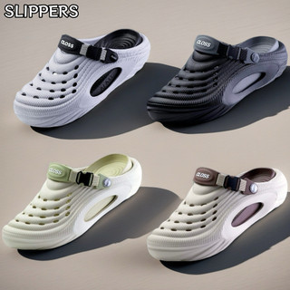 SLIPPERS Summer Outer Wear Dual-Use All Match Anti-Slip Baotou Beach Clogs Shoes For Men