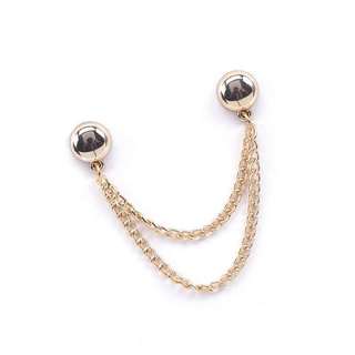 C Magnetic Button Clip T-Shirt Shirt Hem Trouser Shortener Magnet with Chain