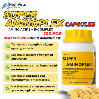 Super Aminoplex Capsules – Gamefowl & Animal Conditioning Support | For Veterinary use only!