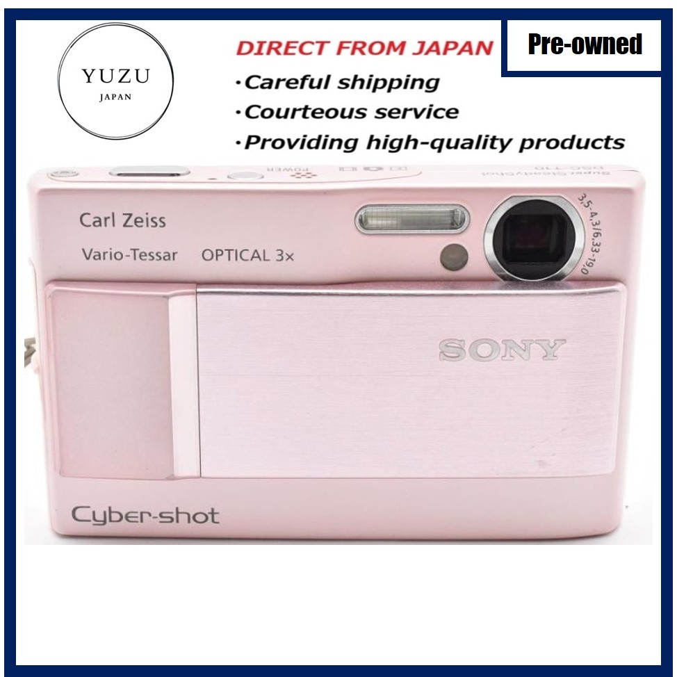 Pre-owned Product Ultimate Y2K Aesthetic! SONY DSC-T10 Cyber-Shot Pink 7.2MP Slim Digicam w/ SteadyS