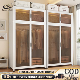 Metal Wardrobe Steel Cabinet For Clothes Storage Organizers Home Bedroom Modern Cabinet