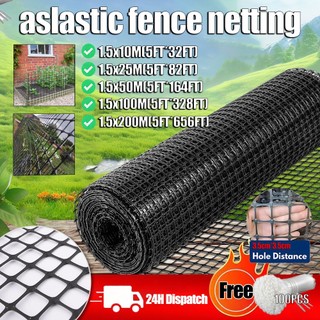 Large Size Plastic Fence 5FT Height Durabl Chicken Net Outdoor Garden Net Poultry Orchard Protective
