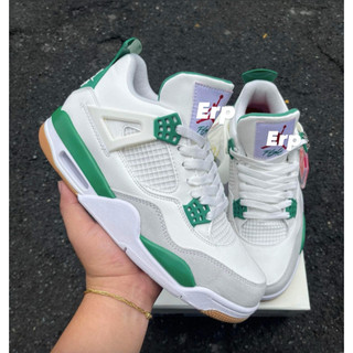 SB x J4 "Pine Green" Men's and Women's Sneakers (Highest Quality) Free Socks
