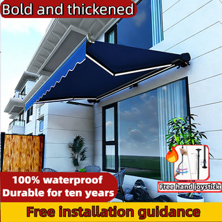 （Factory sales）Foldable and adjustable awning, retractable awning,rainproof and sunproof