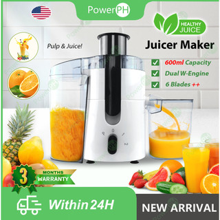 POWERPH Juicer Blender and Electric Coffee Grinder Fruit And Vegetable Juice Mixer with Large Calibe
