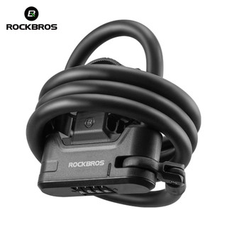 ROCKBROS Scooter Master and slave lock Zinc Alloy Password Anti-theft MTB Cycling Cable Lock