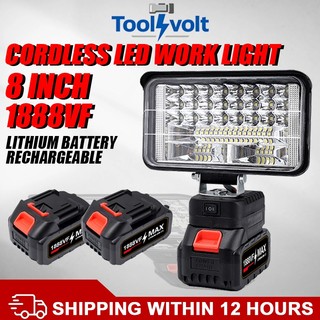 5/8 inch Cordless LED Work Light Rechargeable Outdoor Spotlight for Home & Camping
