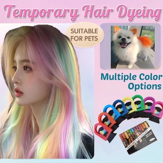 Hair Chalk Washable Temporary Color Shimmer alloween Christmas DIY Hair Coloring Hair-Chalk 3g